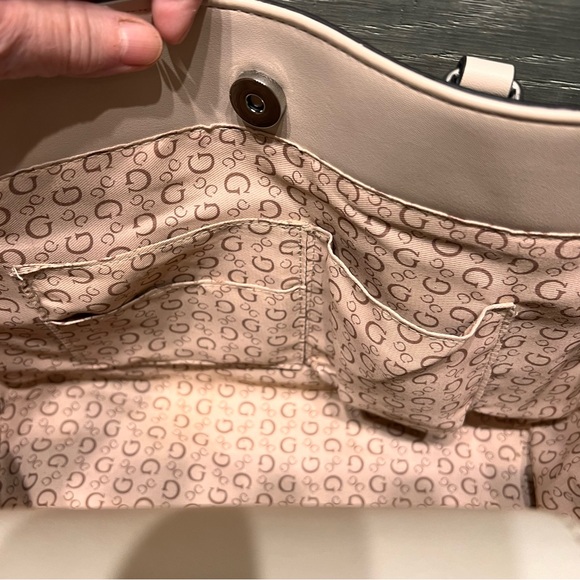 Guesss Oak Park Shoulder Bag Beige‎ Purse - Picture 10 of 14